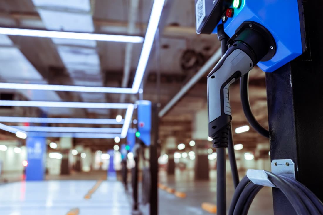Punto de carga de vehículo eléctrico